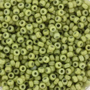Miyuki Seed Beads - Duracoat Opaque Fennel 11/0, 10 gram Miyuki