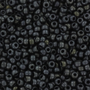 Miyuki Seed Beads - Metallic Matte Charcoal 11/0, 10 gram Miyuki