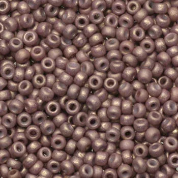 Miyuki Seed Beads - Opaque Matte Dusty Mauve 11/0, 10 gram Miyuki