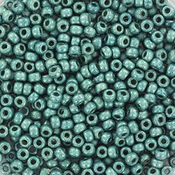 Miyuki Seed Beads - Duracoat Galvanized Matte Sea Foam 11/0, 10 gram Miyuki