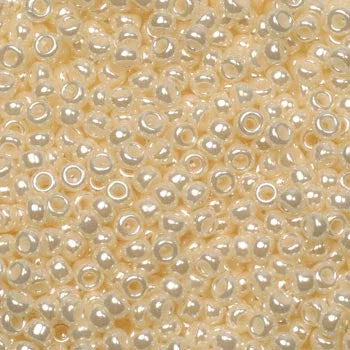 Miyuki Seed Beads - Ceylon Antique Ivory Pearl 11/0, 10 gram Miyuki