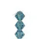 Tjeckiska MC Bicone - Aquamarine 4 mm, 1 sträng Preciosa