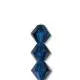 Tjeckiska MC Bicone - Capri Blue AB 4 mm, 1 sträng Preciosa
