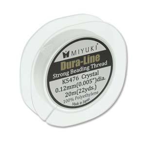 Miyuki Dura-Line - Crystal 0,12mm, 20m Miyuki