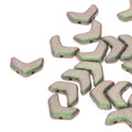 Chevron Duo - Polychrome Sage & Citrus 10x4mm, 1 sträng Hilmas Pyssel