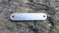 Connector Silverfärgat - Rektangel 25x5mm 1 styck Grekisk Metall