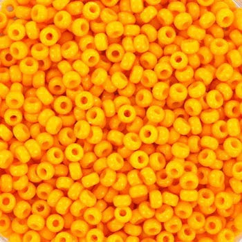 Miyuki Seed Beads - Duracoat Opaque Light Squash 11/0, 10 gram Miyuki