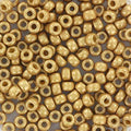 Miyuki Seed Beads - Duracoat Galvanized Matte Champagne 8/0, 10 gram Miyuki