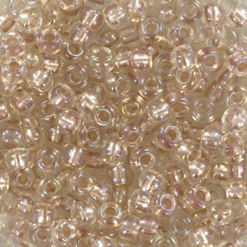 Miyuki Seed Beads - Fancy Lined Soft Blush 8/0, 10 gram Miyuki