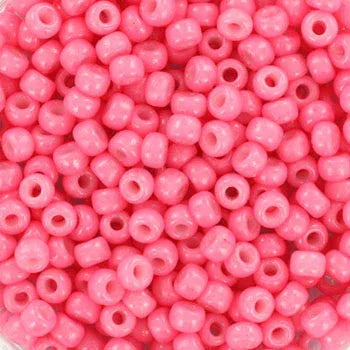 Miyuki Seed Beads - Duracoat Opaque Carnation 8/0, 10 gram Miyuki