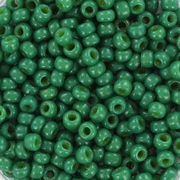 Miyuki Seed Beads - Duracoat Opaque Spruce 8/0, 10 gram Miyuki