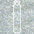 Miyuki Spacer - Clear Transparent Rainbow 2.2x1mm 7 gram Miyuki