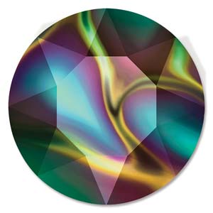 Swarovski Chaton 1088 SS29 - Crystal Darkfield 6mm, 2-pack Swarovski