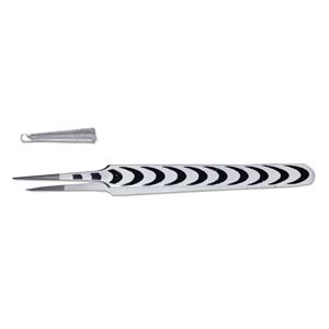 Rak spetsig pincett Zebra - 1 styck Beadsmith