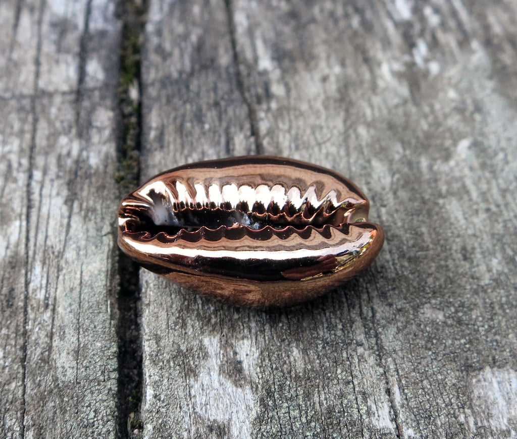 Connector Kopparfärgad - Snäcka 1 styck Grekisk Metall