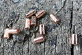 Mellandel Roséguldfärgad - Tub med cirkel 3,2x5,7 mm, 10-pack Grekisk Metall