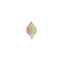 Berlock Oljefärgad - Stor Mandala droppe 38x58mm 1 styck Grekisk Metall