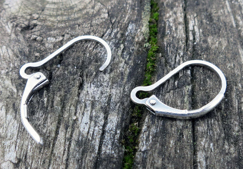 Örkrok Brisyr Silverpläterad - Oval 10x14mm, 1 par Grekisk Metall