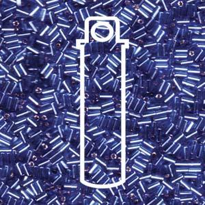 Miyuki Bugle Beads - SilverLined Sapphire 3 mm, 19,5 gram Miyuki