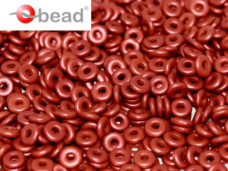 O Bead - Metallic Red, 5 gram Hilmas Pyssel