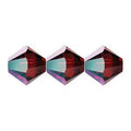 Swarovski crystals Bicone (5328) - Siam Shimmer 4mm, 10-pack Swarovski