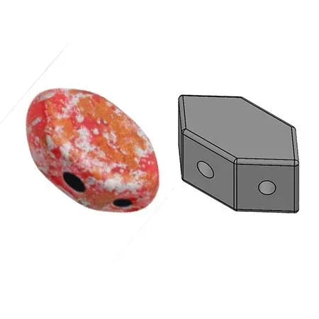 Paros® Par Puca® - Opaque Light Coral Tweedy 10 gram Les perles par Puca® - Paris