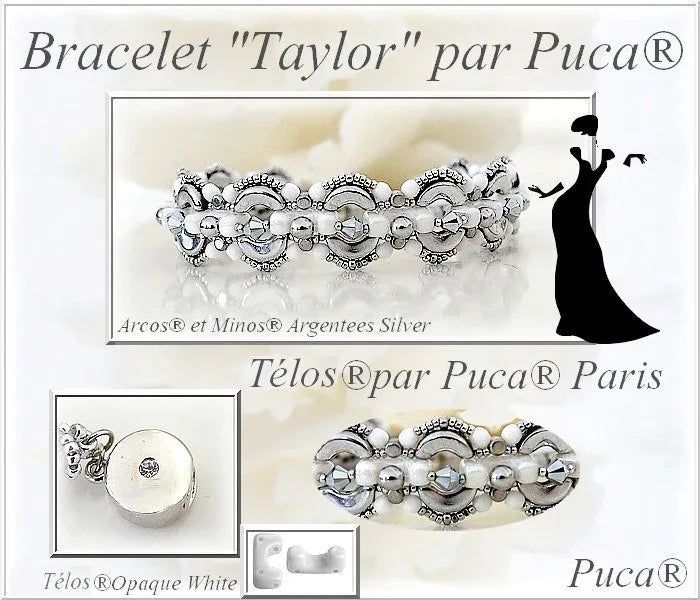 Mönster Armband - Taylor Les perles par Puca® - Paris