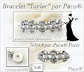 Mönster Armband - Taylor Les perles par Puca® - Paris