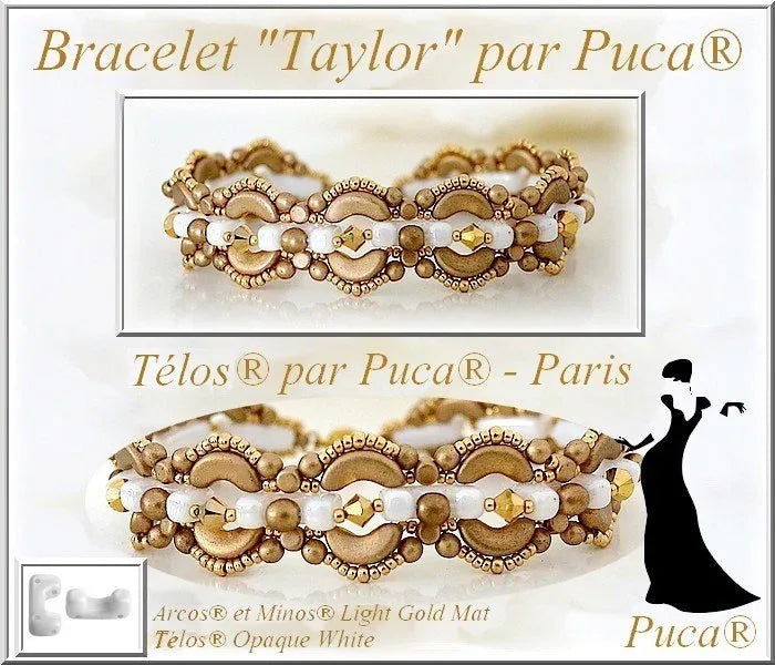 Mönster Armband - Taylor Les perles par Puca® - Paris