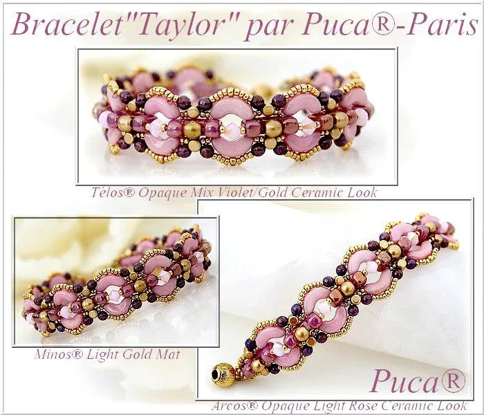Mönster Armband - Taylor Les perles par Puca® - Paris