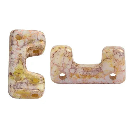 Telos® par Puca® - Opaque Mix Rose/Gold Ceramic Look, 10 gram Les perles par Puca® - Paris