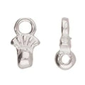 Cymbal Element - Pilos Antique Silver Plated 2-pack Beadsmith