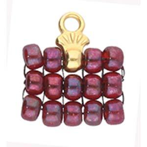 Cymbal Element - Pilos 24K Gold Plated 2-pack Beadsmith