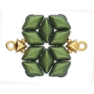 Cymbal Element - Kleftiko 24K Gold Plated 2-pack Beadsmith