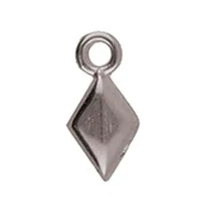 Cymbal Element - Sykia Antique Silver Plated 2-pack Beadsmith