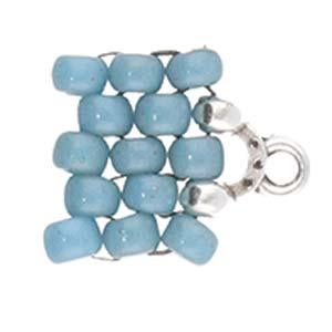 Cymbal Element - Alona Antique Silver Plated 2-pack Beadsmith