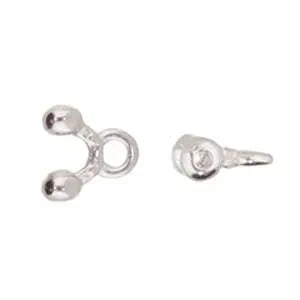 Cymbal Element - Alona Antique Silver Plated 2-pack Beadsmith