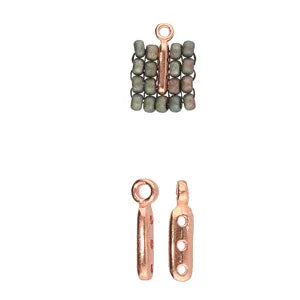 Cymbal Element - Zakros Rose Gold Plated 2-pack Beadsmith