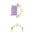 Cymbal Element - Fres Antique Brass Plated 2-pack Beadsmith