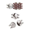 Cymbal Element - Kypri Antique Silver Plated Lås 1 Styck Beadsmith