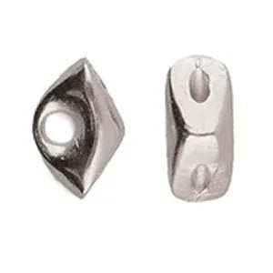 Cymbal Element - Tripiti Antique Silver Plated 2-pack Beadsmith