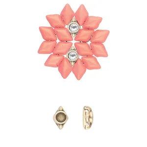 Cymbal Element - Areti Antique Brass Plated 2-pack Beadsmith