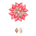 Cymbal Element - Adamas Rose Gold Plated 2-pack Beadsmith