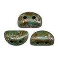Kos® Par Puca® - Opaque Aqua Patina Silver, 10 gram Les perles par Puca® - Paris