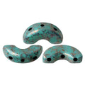 Arcos® par Puca® - Opaque Green Turquoise Bronze, 10 gram Les perles par Puca® - Paris