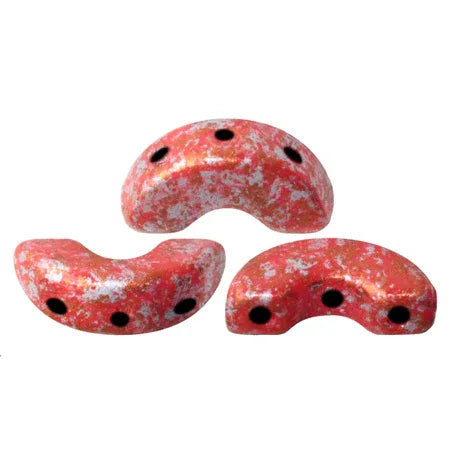 Arcos® par Puca® - Opaque Light Coral Tweedy, 10 gram Les perles par Puca® - Paris