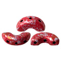 Arcos® par Puca® - Opaque Coral Red Tweedy, 10 gram Les perles par Puca® - Paris