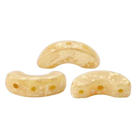 Arcos® par Puca® - Opaque Beige Splash, 10 gram Les perles par Puca® - Paris