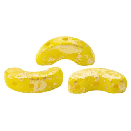 Arcos® par Puca® - Opaque Jonquil Splash, 10 gram Les perles par Puca® - Paris