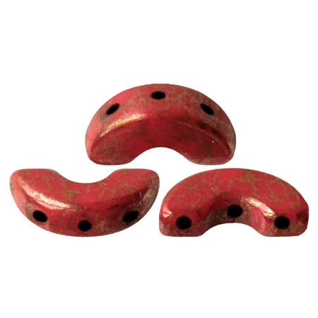 Arcos® Par Puca® - Opaque Coral Red Bronze, 10 gram Les perles par Puca® - Paris